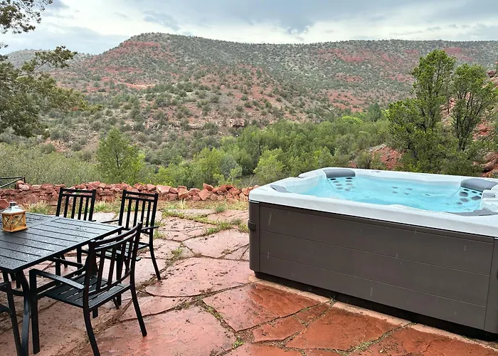 Elysian Escape Stunning Views Above-ground Private Trail To Creek Pet Family-friendly * Sedona