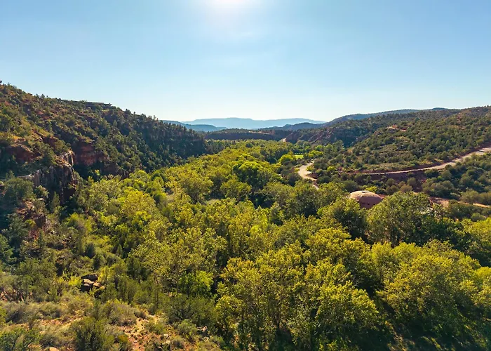 Elysian Escape Stunning Views Above-ground Private Trail To Creek Pet Family-friendly Sedona
