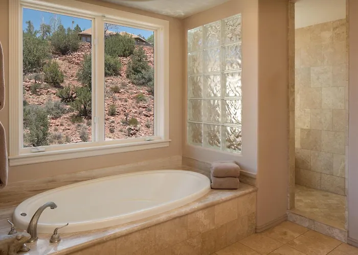 Elysian Escape Stunning Views Above-ground Private Trail To Creek Pet Family-friendly Sedona